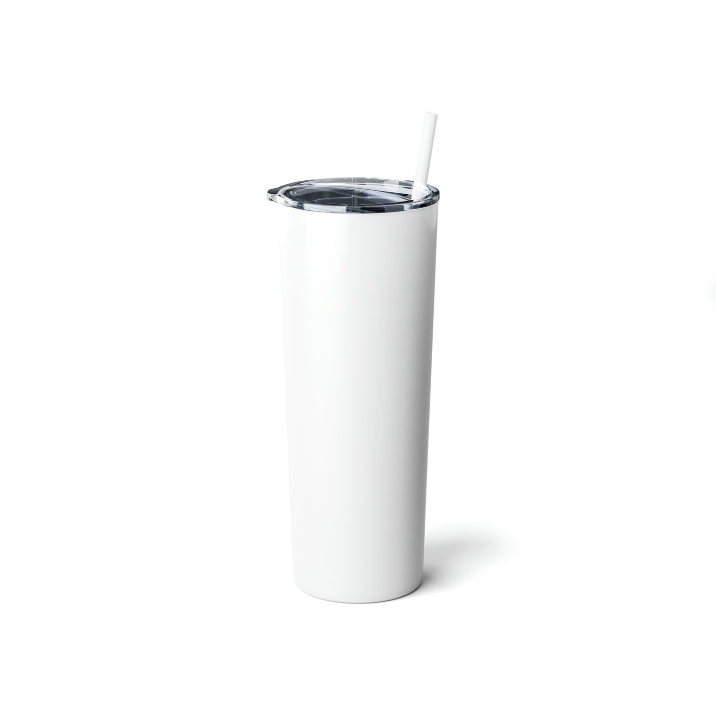 ASO Skinny Steel Tumbler with Straw, 20oz
