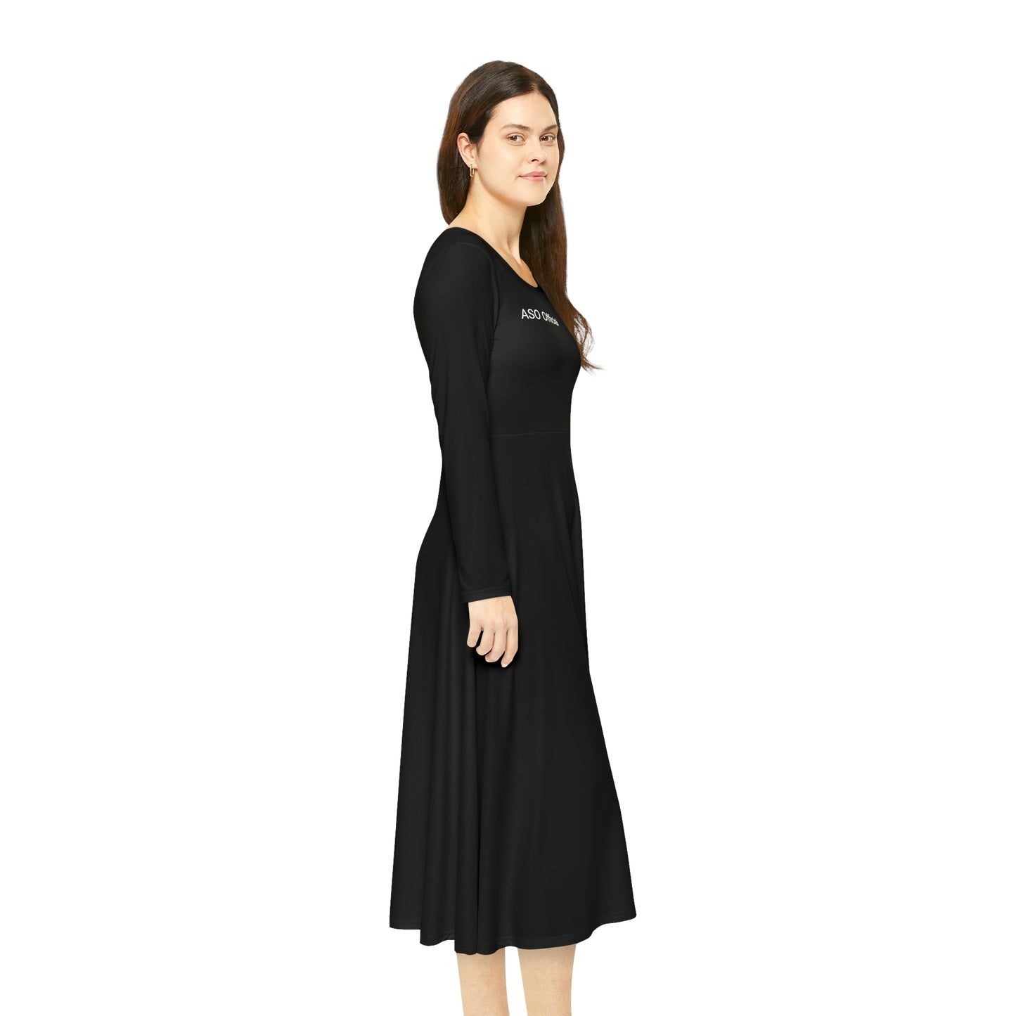 ASO Women's Long Sleeve Dance Dress