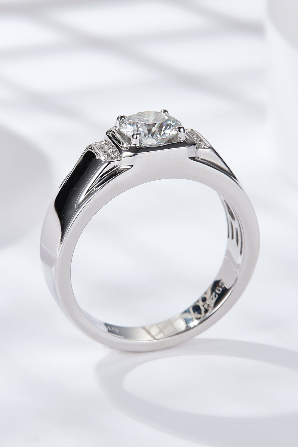 ASO From The Heart 1 Carat Moissanite Ring