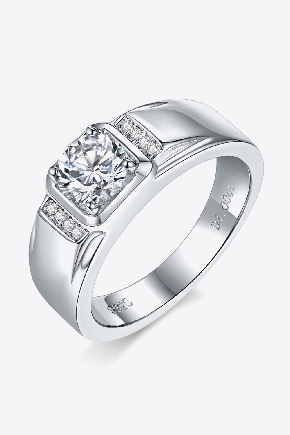 ASO From The Heart 1 Carat Moissanite Ring