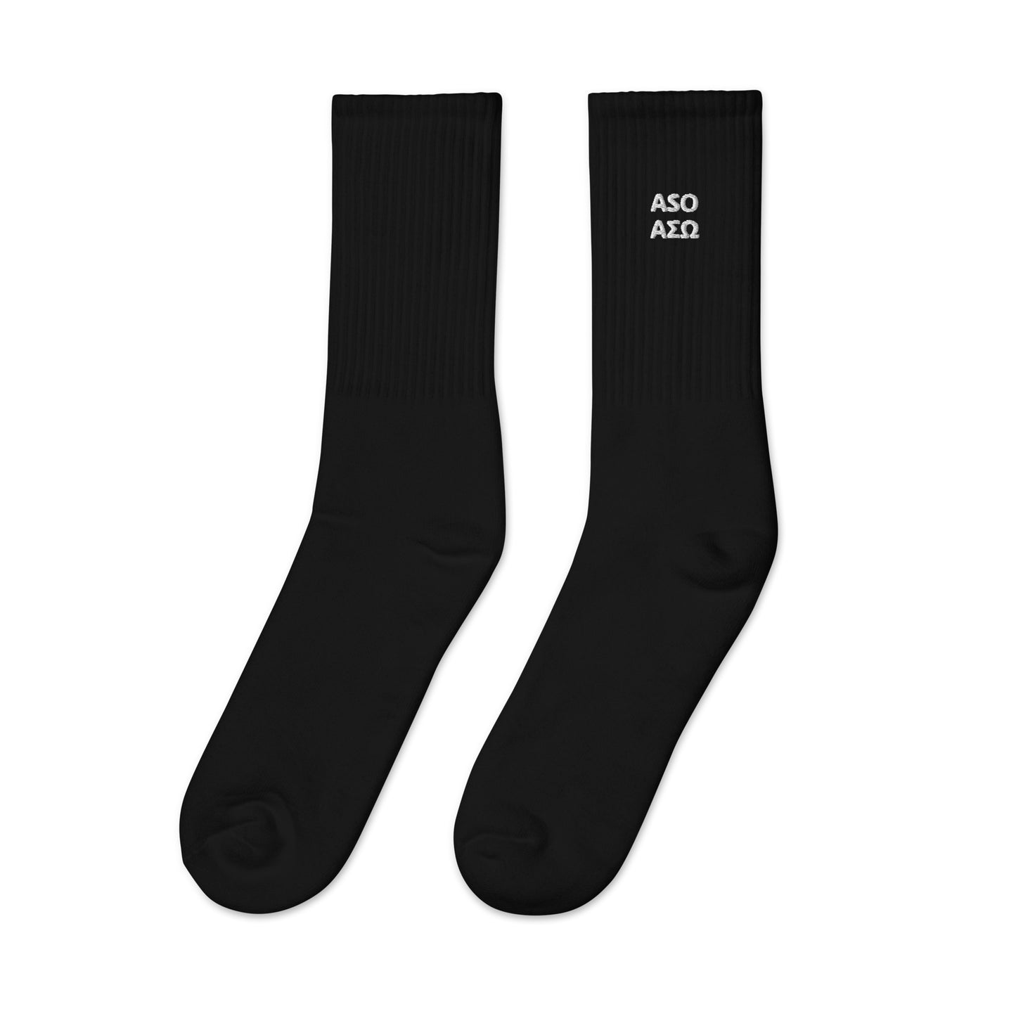 ASO Unisex Embroidered Socks