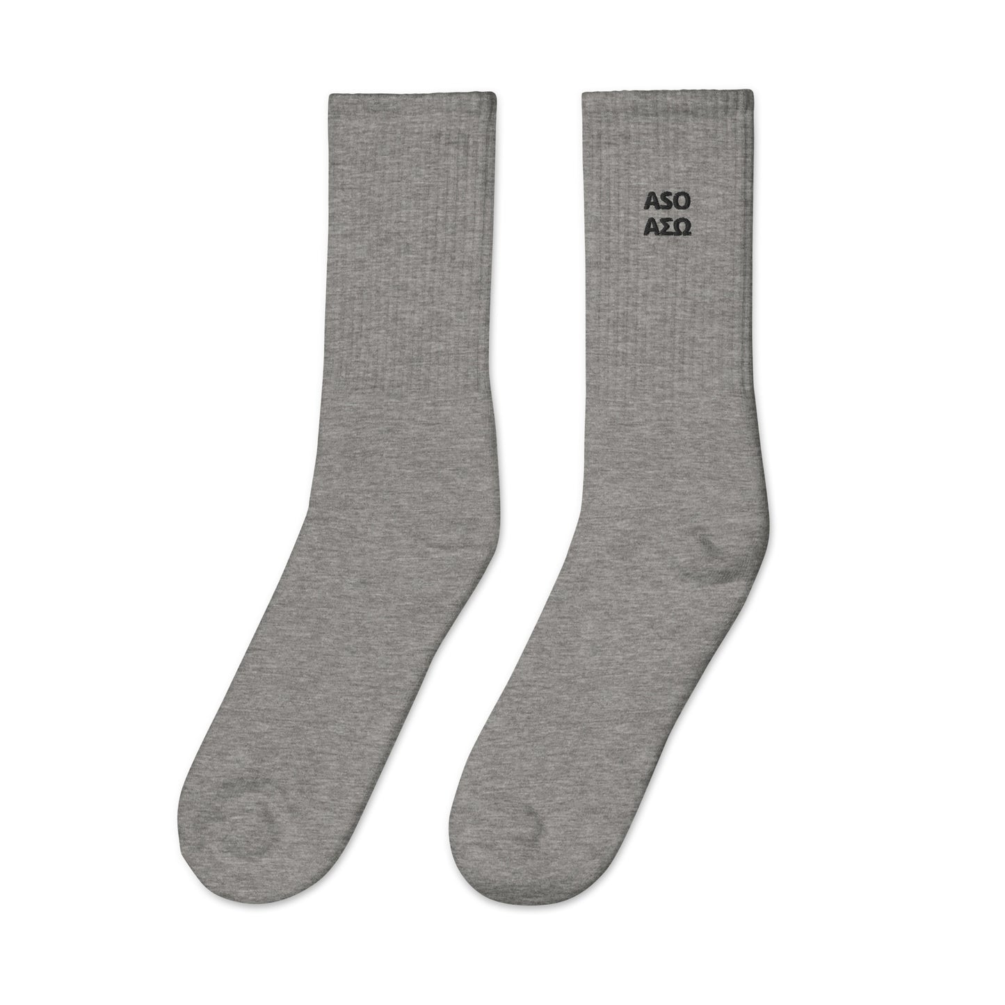 ASO Unisex Embroidered Socks