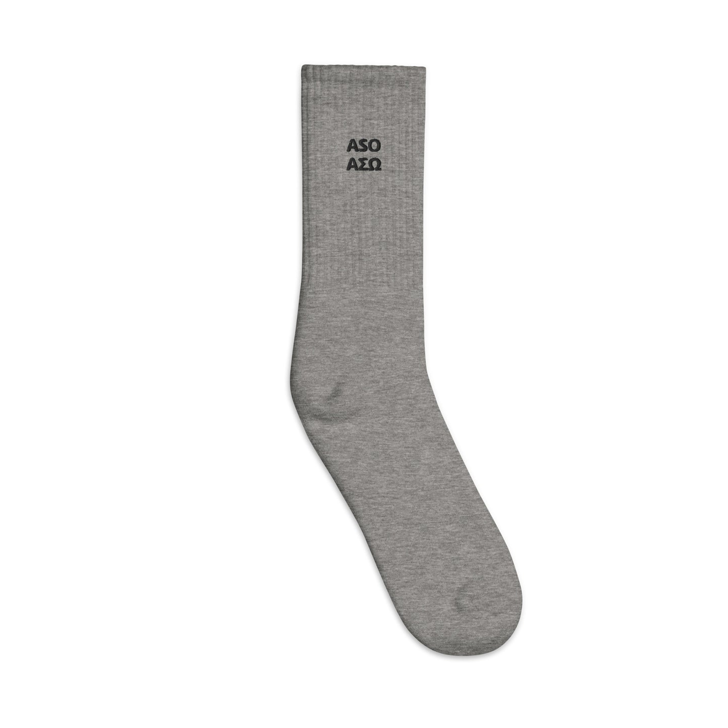 ASO Unisex Embroidered Socks