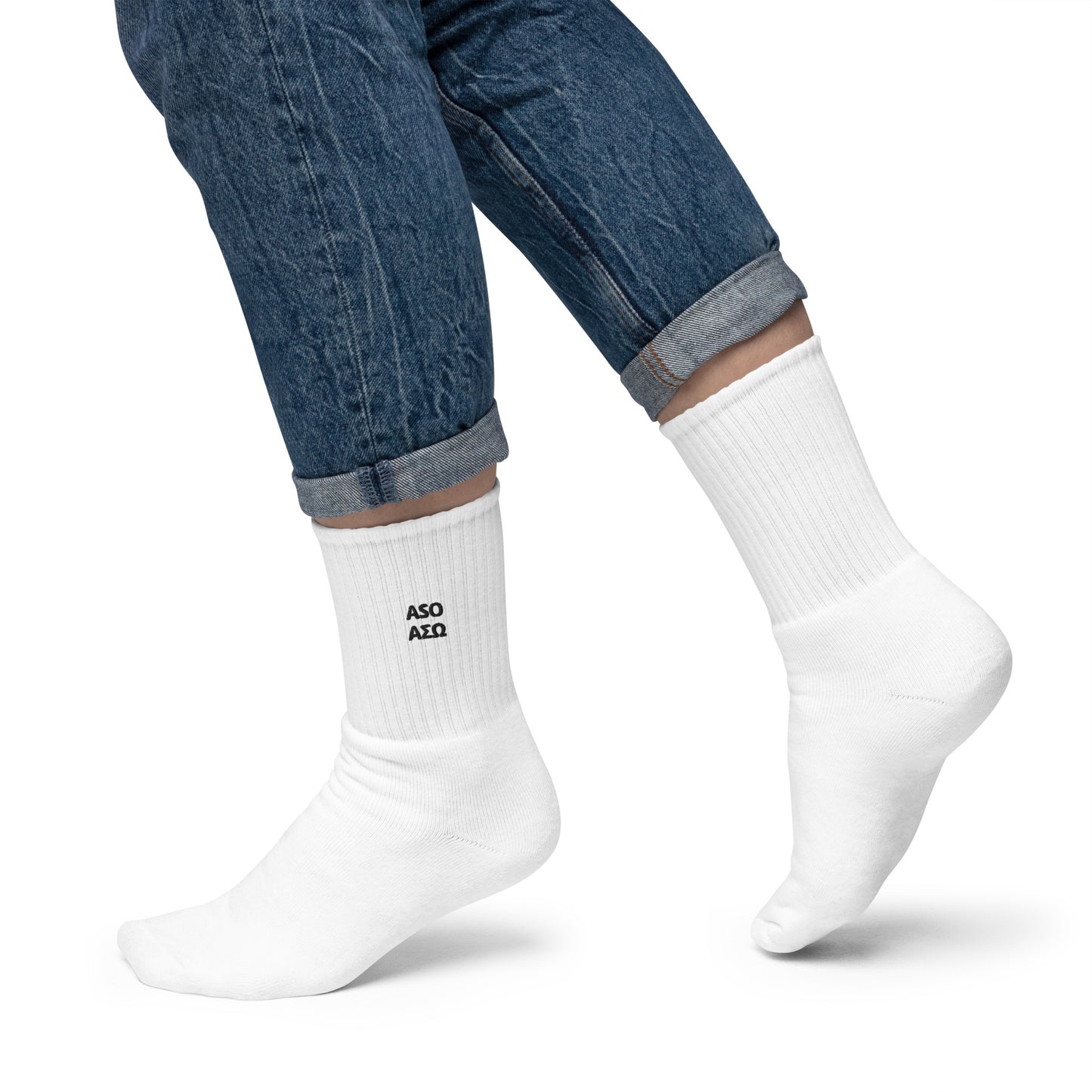 ASO Unisex Embroidered Socks