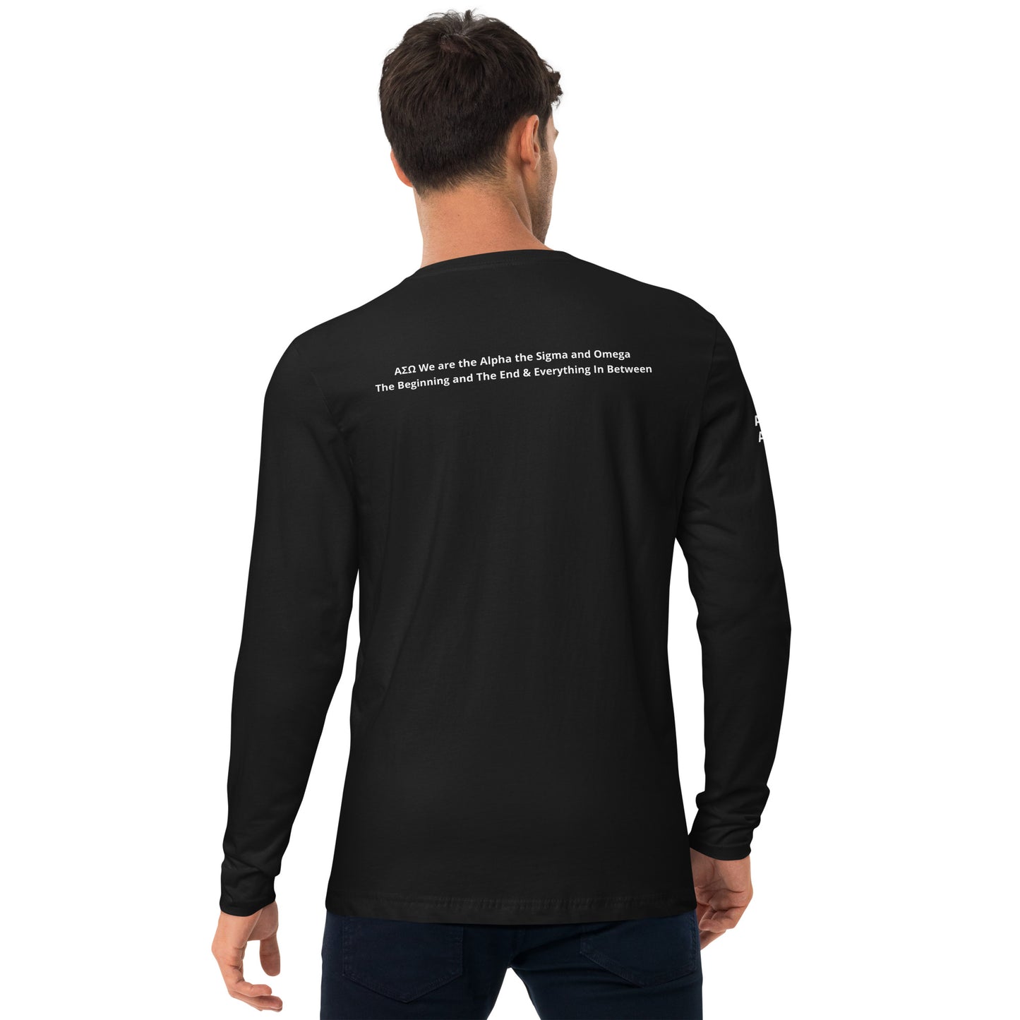 ASO Mens Long Sleeve Fitted Crew