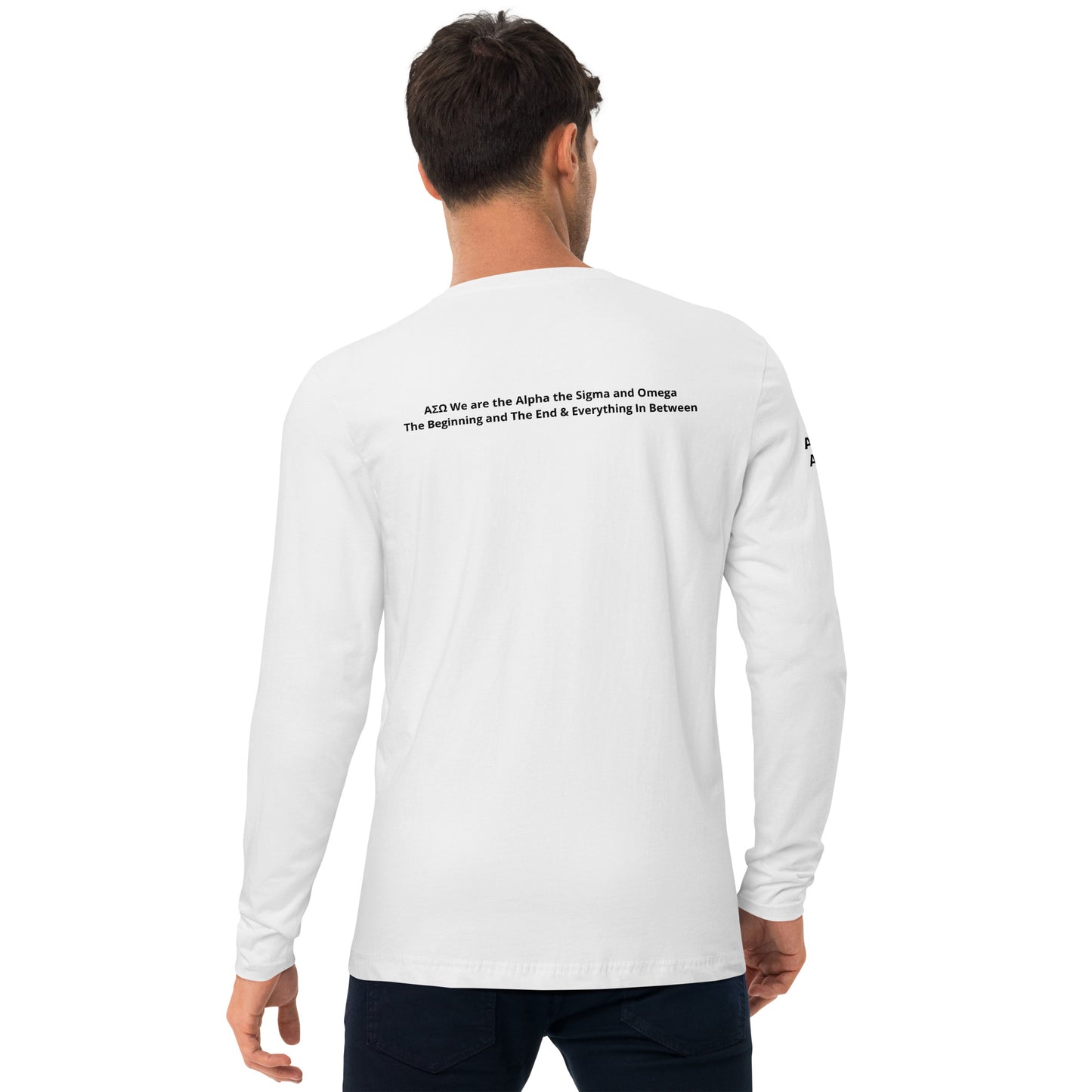 ASO Mens Long Sleeve Fitted Crew